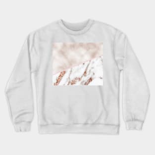 Seychelles rose gold marble Crewneck Sweatshirt